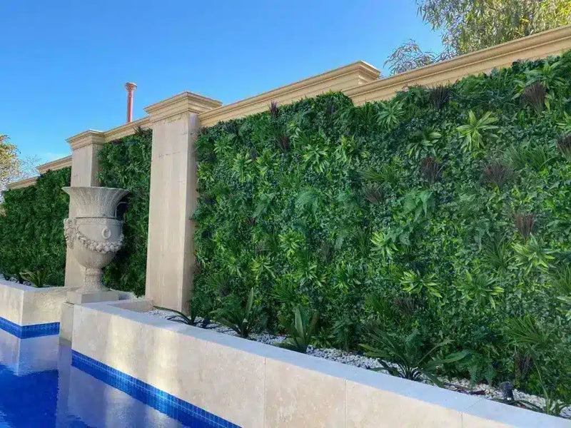 Poolside Artificial green wall panels