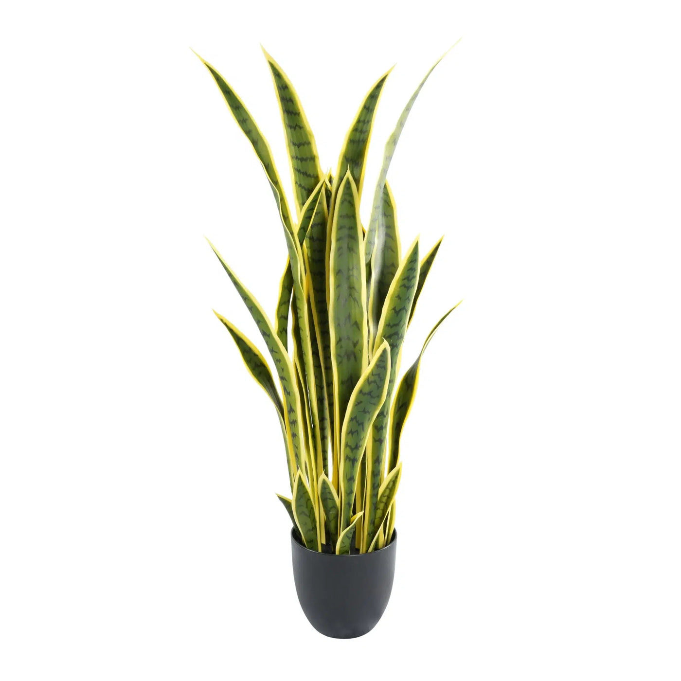 Artificial Mother in Law Tongue / Yellow Tongue Snake Plant UV Resistant 100cm