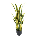 Artificial Mother in Law Tongue / Yellow Tongue Snake Plant UV Resistant 100cm
