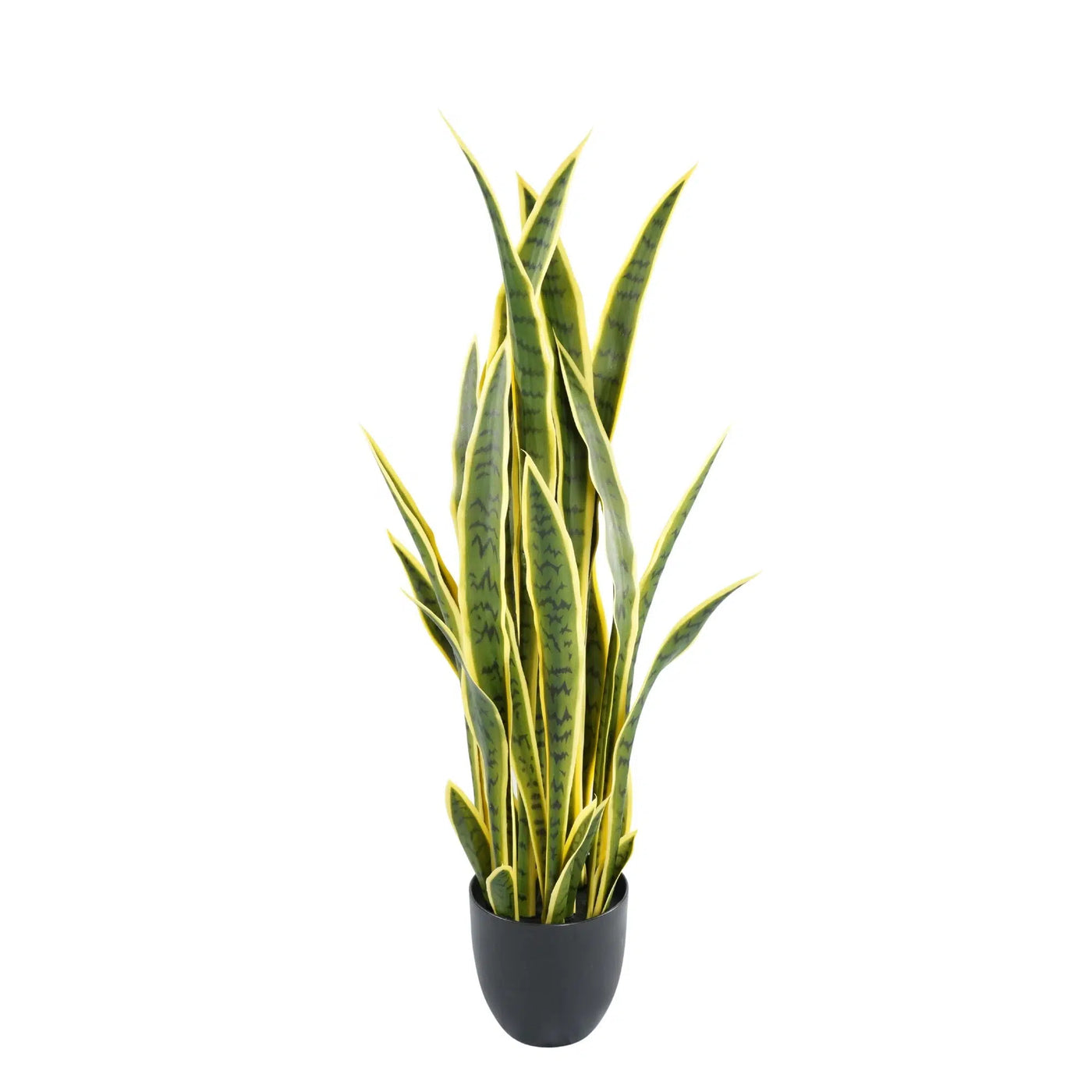Artificial Mother in Law Tongue / Yellow Tongue Snake Plant UV Resistant 100cm
