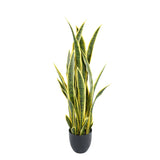 Artificial Mother in Law Tongue / Yellow Tongue Snake Plant UV Resistant 100cm