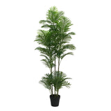 Premium Artificial Potted Multi-trunk Fan Palm 180cm