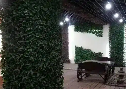 Artificial hedges for landscaping project and covering of posts
