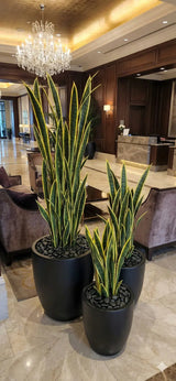 Premium Artificial Snake Plant (Sansevieria) 150cm UV Resistant