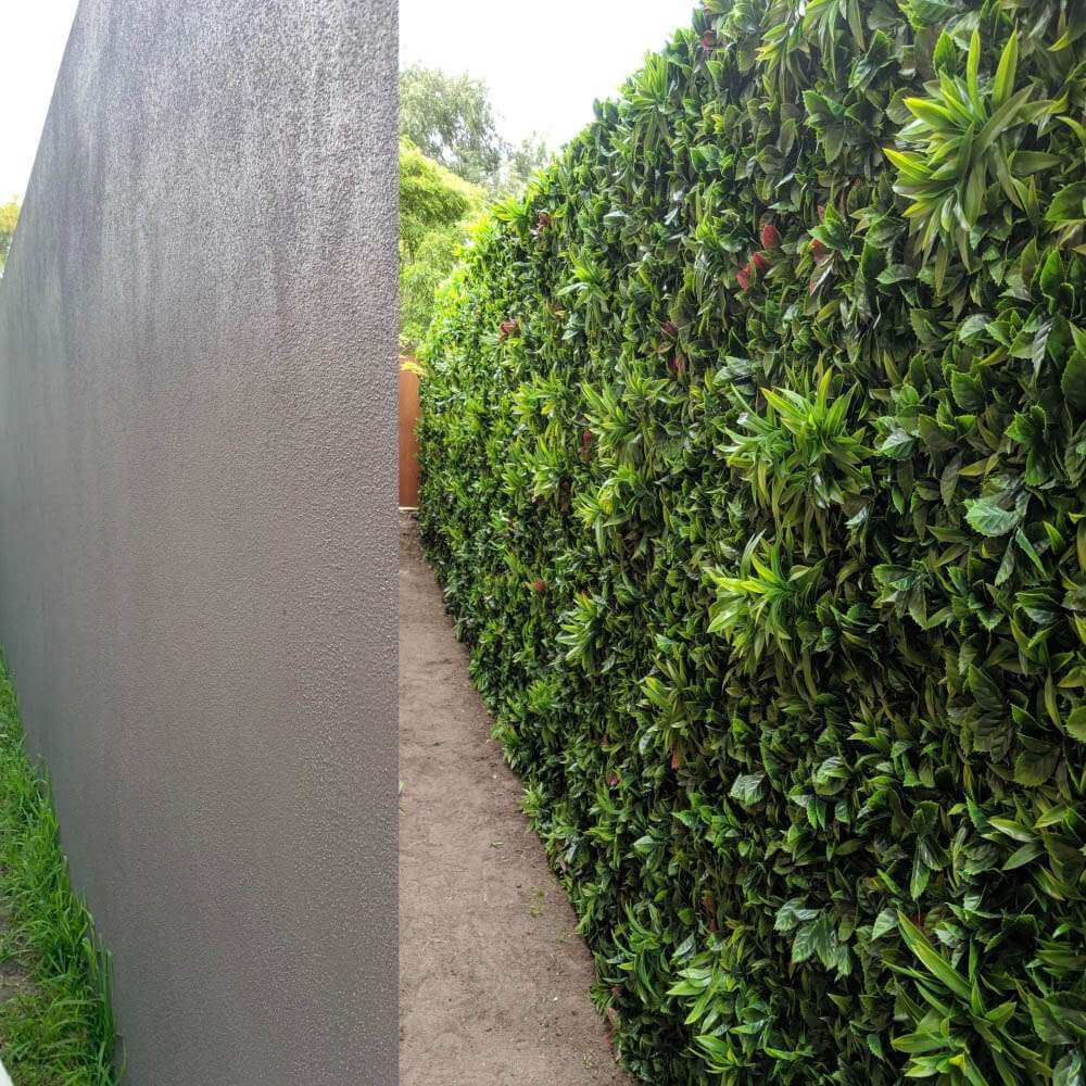 Dense Green Meadows Vertical Garden / Green Wall UV Resistant 1m x 1m