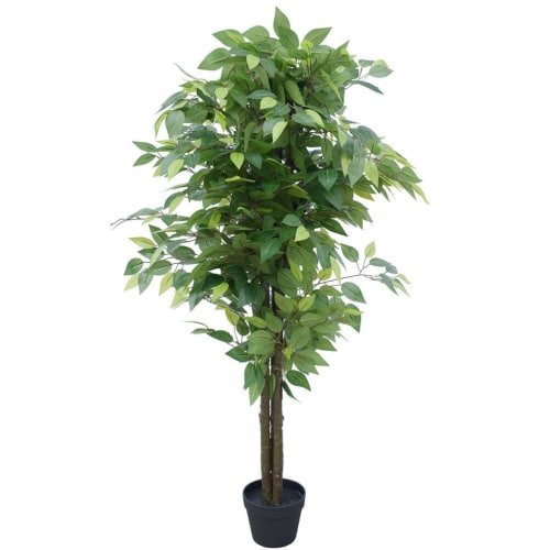 Premium Bushy Potted Artificial Ficus Tree 140cm - Designer Plants