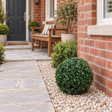 Boxwood Topiary Ball UV Resistant 40cm - styled product image A