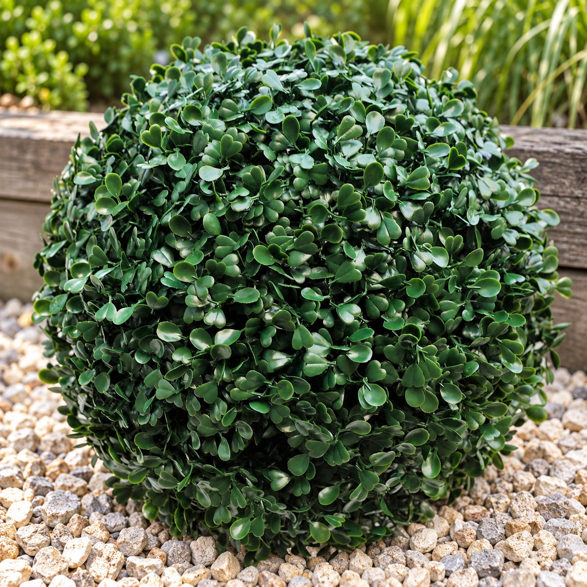 Boxwood Topiary Ball UV Resistant 40cm - styled product image C