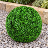 Large Boxwood Topiary Ball UV Resistant 44cm - styled product image A