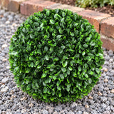 Large Rose Topiary Ball UV Resistant 44cm - styled product image C