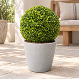 Medium Mixed Boxwood Topiary Ball UV Resistant 28cm - styled product image C