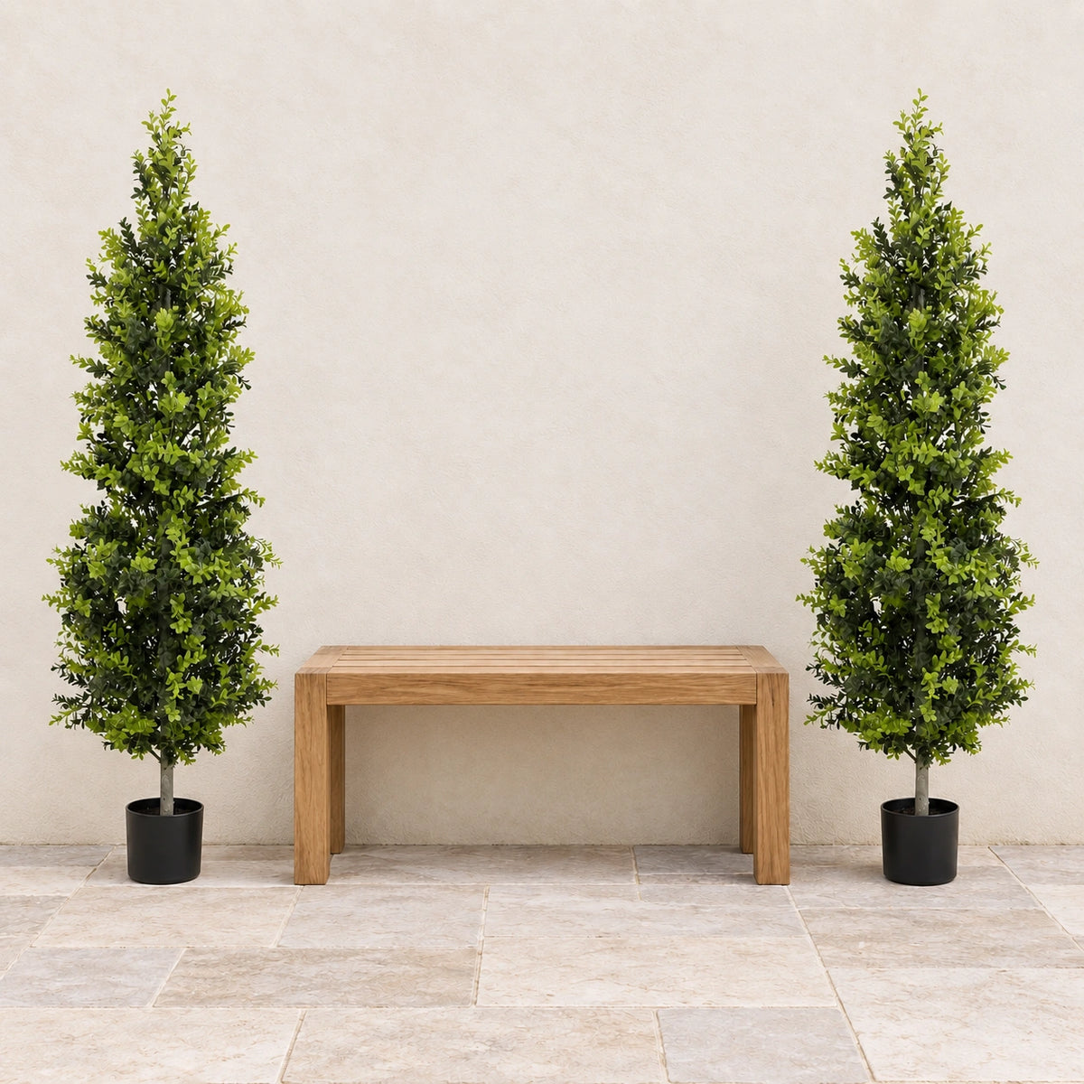 Artificial Potted Topiary Tree UV Resistant 150cm - styled product image B