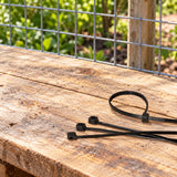 25cm UV Cable ties (wire, mesh or surfaces with holes) - 100 Pack - styled product image A
