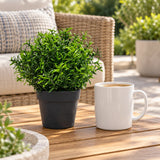 Small Potted Artificial Bright Rosemary Herb Plant UV Resistant 20cm - styled product image A