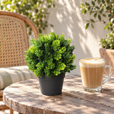 Small Potted Artificial Flowering Hop Plant UV Resistant 20cm - styled product image A