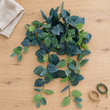 Artificial Fittonia Hanging Garland Bush 80cm - styled product image A