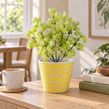 White Snowball Stem UV Resistant 32cm - styled product image A