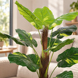 Artificial Potted Pothos Plant with Pole 100cm - styled product image C