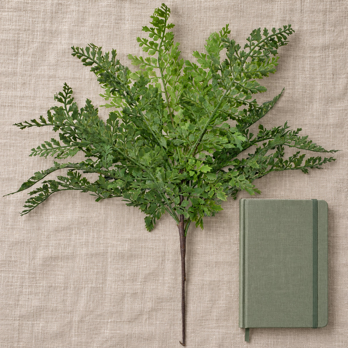 Artificial Maidenhair Fern Stem 40cm - styled product image A