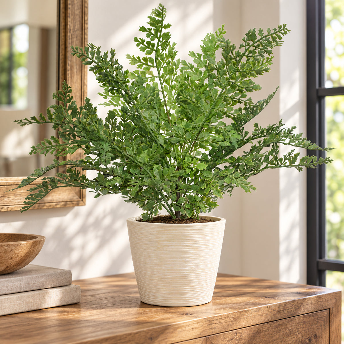 Artificial Maidenhair Fern Stem 40cm - styled product image B