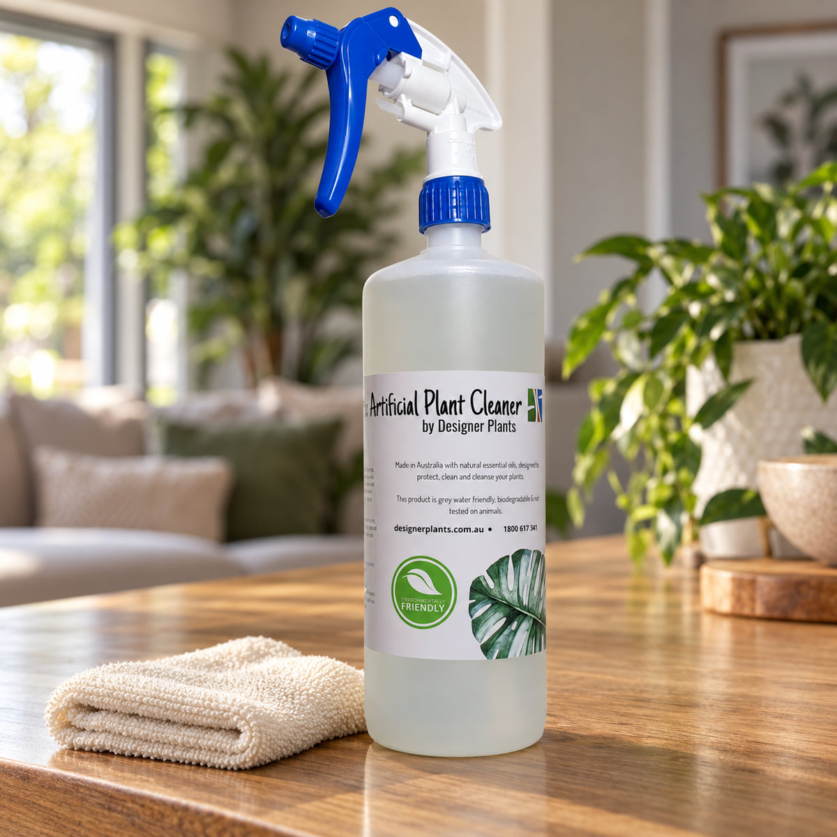 Eco-Home Safe Artificial Plant Cleaner 1L (1000ml) - styled product image A