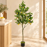 Artificial Lemon Tree (Potted) with Lemons 150cm - styled product image A
