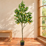 Artificial Lemon Tree (Potted) with Lemons 150cm - styled product image C