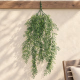 Artificial Hanging Jade Leaf Vine UV Resistant 90cm - styled product image A