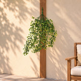 Artificial Hanging Plant (Heart Leaf) UV Resistant 90cm - styled product image B