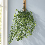 Artificial Hanging Plant (Heart Leaf) UV Resistant 90cm - styled product image C