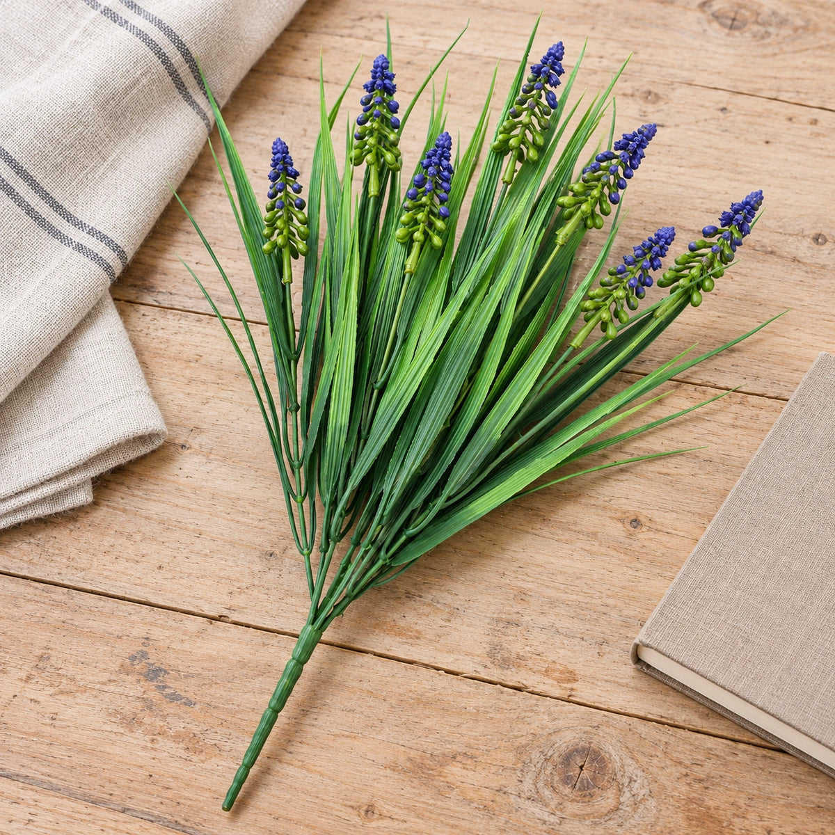 Artificial Dense English Lavender Stem UV Resistant 50cm - styled product image C
