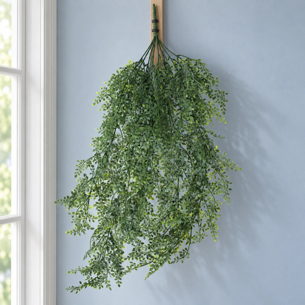 Artificial Hanging Plant (Maiden Hair Fern) UV Resistant 90cm - styled product image C