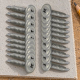 Cement Sheet & Blueboard Green Wall Screws 20pc - styled product image A