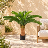 Premium Artificial Cycas / Cycad Palm Tree 105cm UV Resistant - styled product image A