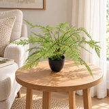Artificial Small Potted Fern 35cm - styled product image A