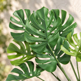 Artificial Monstera Split Leaf Philodendron Plant Stem 60cm UV Resistant - styled product image C