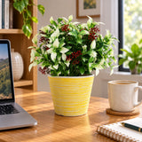 Artificial Flowering Holly Plant Stem UV Resistant 26cm - styled product image A