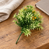 Artificial Dwarf Japanese Golden Yew UV Resistant 27cm - styled product image C