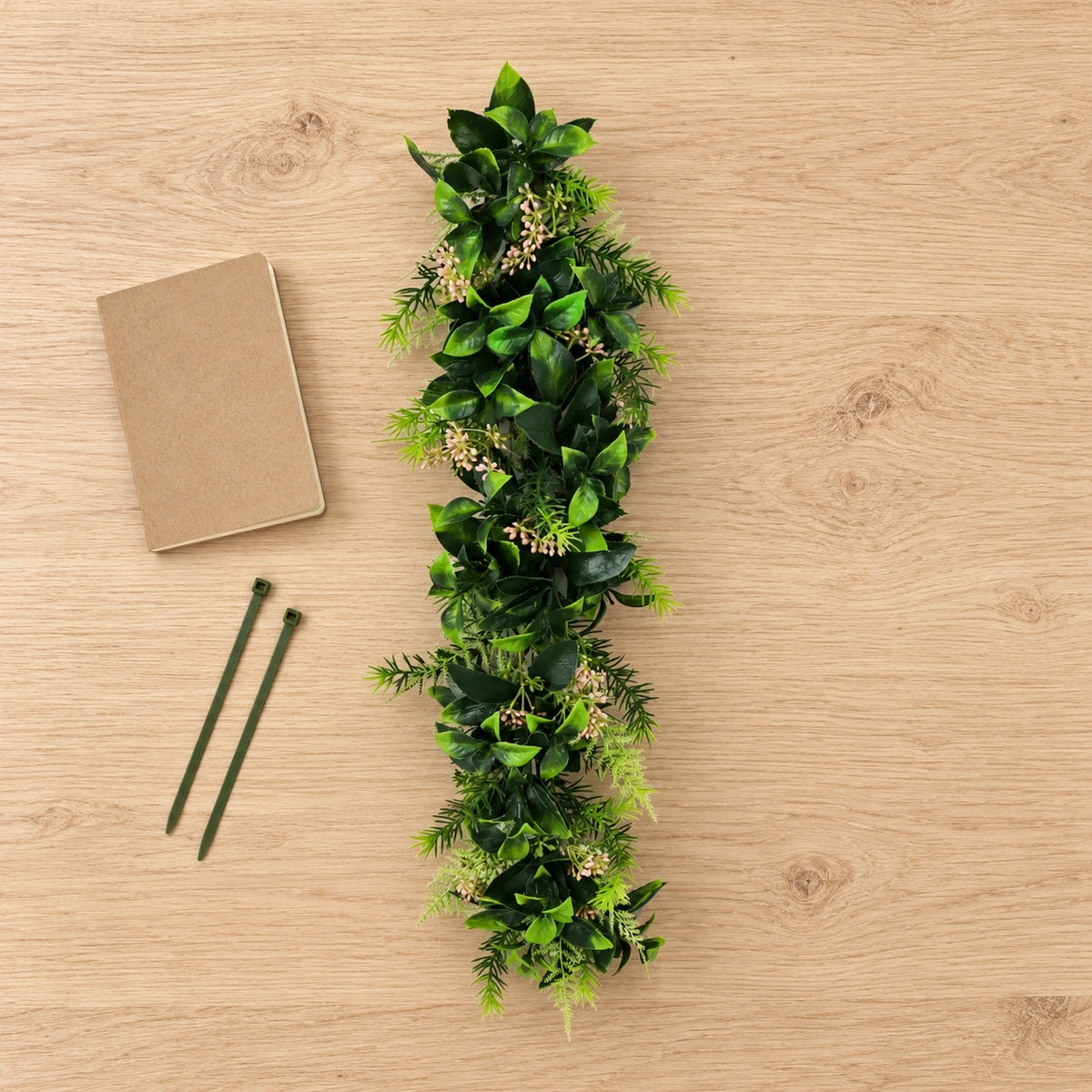 Artificial Extendable Hanging Flowering Cedar Vine UV Resistant 55cm - styled product image A