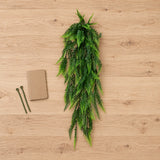 Artificial Hanging Bracken Fern Stem UV Resistant 77 cm - styled product image A