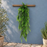 Artificial Hanging Bracken Fern Stem UV Resistant 77 cm - styled product image B