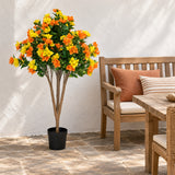Flowering Yellow and Orange Bougainvillea Tree 120cm UV Resistant - styled product image A