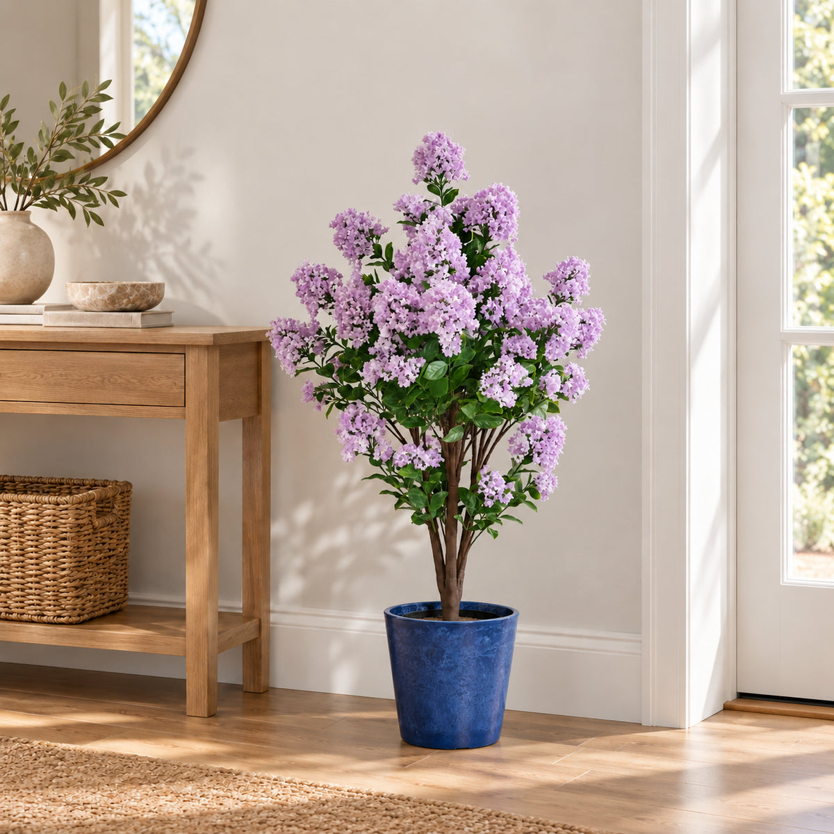 Flowering Lilac Crepe Myrtle Tree 120cm UV Resistant - styled product image B