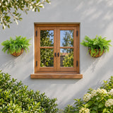Artificial Hanging Fern Basket 30cm x 40cm Long UV Resistant - styled product image B