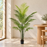 Premium Dense Areca Artificial Palm Tree 180cm - styled product image B