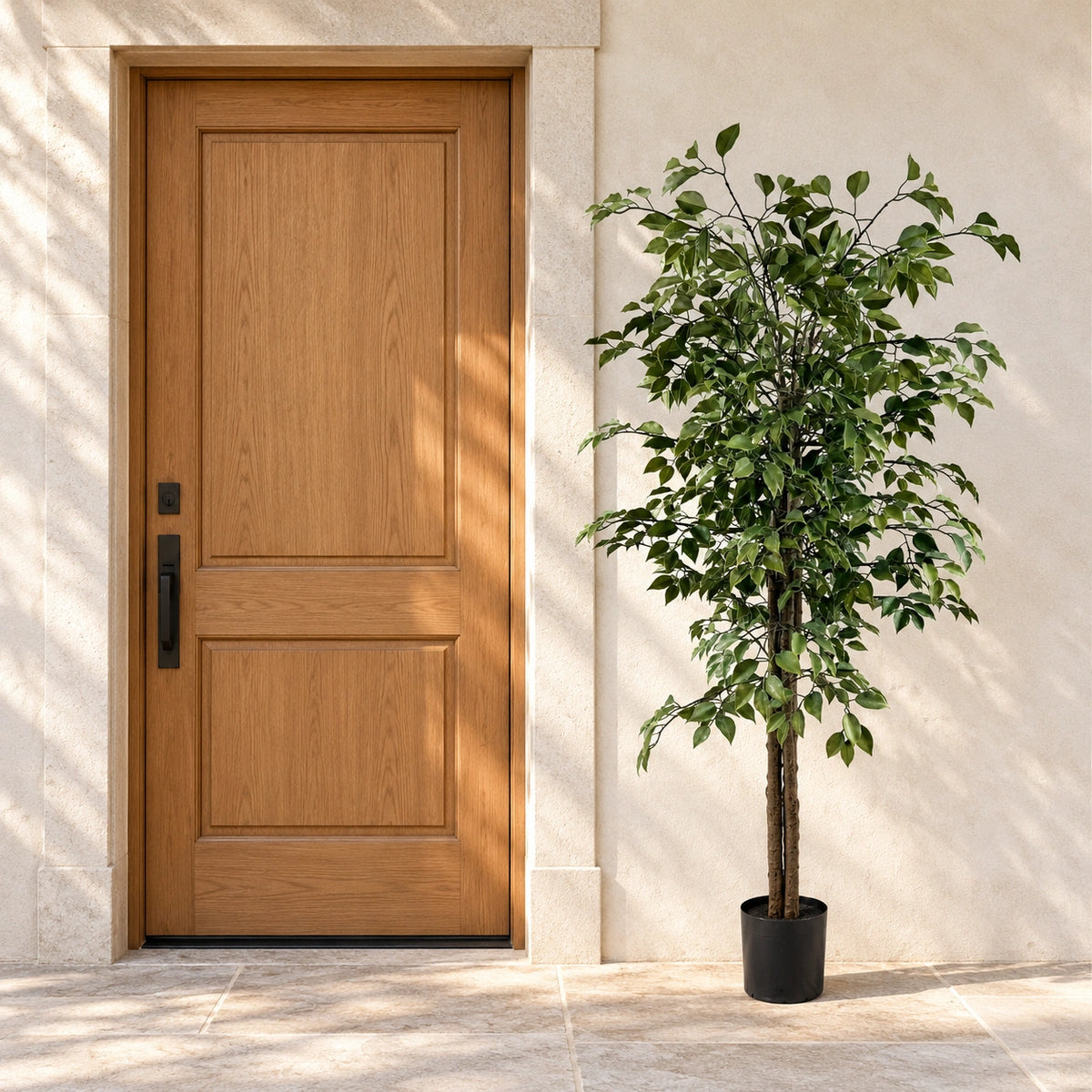 Very Beautiful Artificial Ficus Tree with UV Resistance 180cm - styled product image B