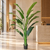 Ultimate Luxury Extra Large Artificial Bird of Paradise Plant 240cm | Strelitzia Nicolai - styled product image B