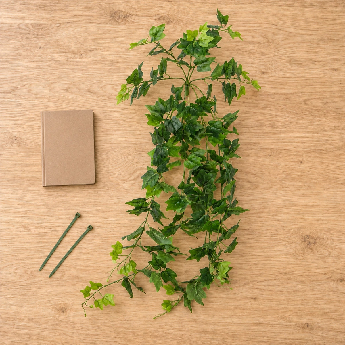 Artificial Nearly Natural Artificial Hanging Ivy Bush 90cm - styled product image A