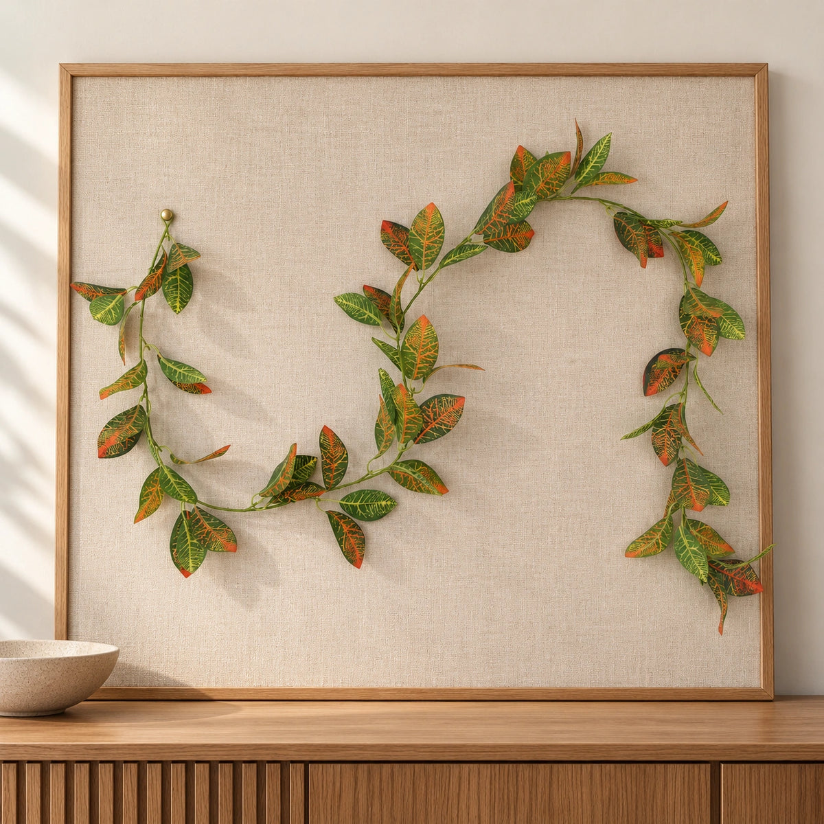 Artificial Croton Vine / Hanging Garland 180cm - styled product image C