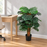 Premium Artificial Monstera Deliciosa Tree 100cm - styled product image B